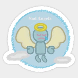 Sad Angels Sticker